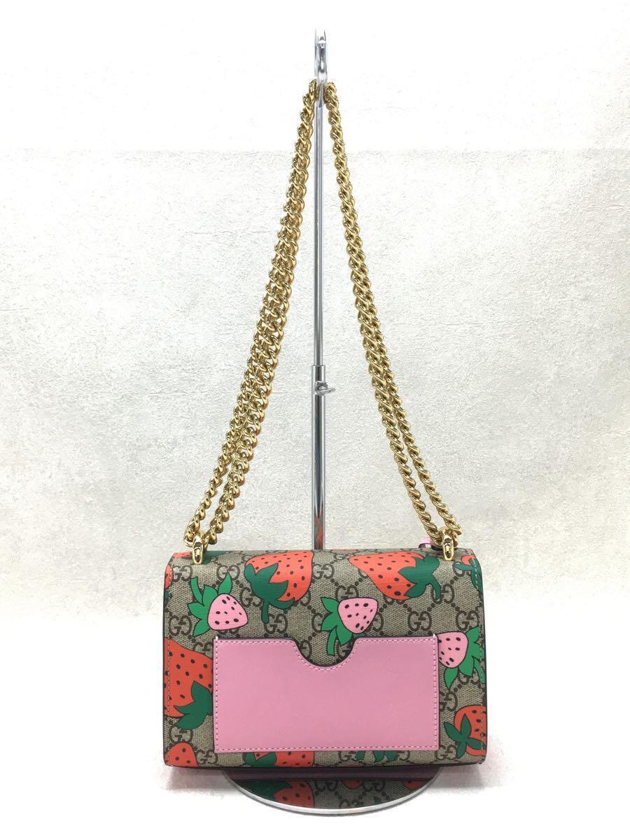 Gucci Padlock GG Strawberry Small Shoulder Bag