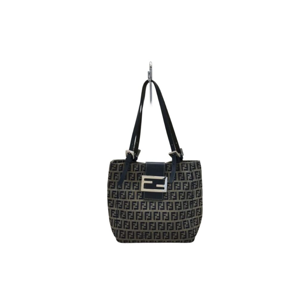 Fendi-Handbag-Canvas-Gry-Monogram